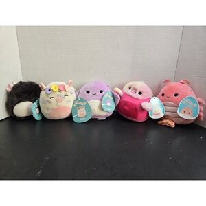 Squishmallow Lot Of 5 Simone, Abilene, Aziza, Rosie, Jaelyn